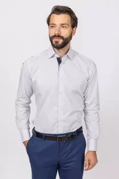 Сорочка приталенная из хлопка KANZLER