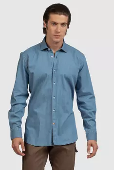 Сорочка приталенная из хлопка KANZLER