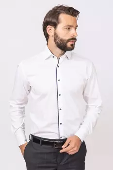 Сорочка приталенная из хлопка KANZLER