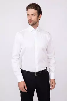 Сорочка приталенная из хлопка KANZLER