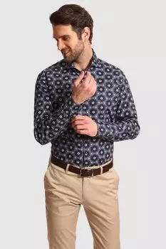 Сорочка приталенная из хлопка KANZLER