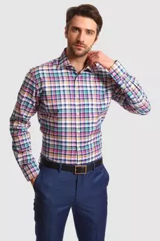 Сорочка приталенная из хлопка KANZLER