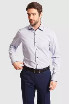 Сорочка приталенная из хлопка KANZLER