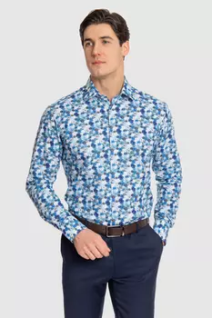 Сорочка приталенная из хлопка KANZLER