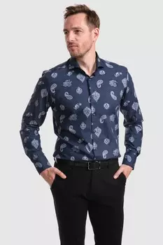 Сорочка приталенная из хлопка KANZLER