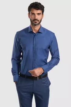 Сорочка приталенная из хлопка KANZLER