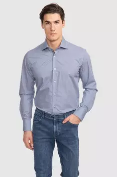 Сорочка приталенная из хлопка KANZLER