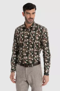 Сорочка приталенная из хлопка KANZLER