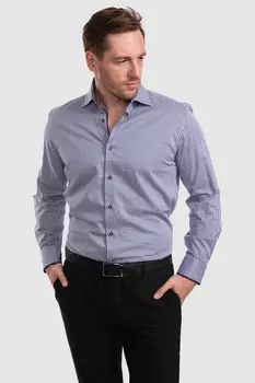 Сорочка приталенная из хлопка KANZLER