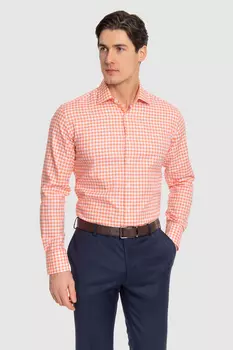 Сорочка приталенная из хлопка KANZLER