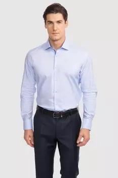 Сорочка приталенная из хлопка KANZLER