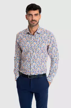 Сорочка приталенная из хлопка KANZLER