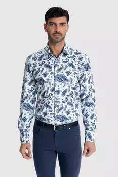 Сорочка приталенная из хлопка KANZLER