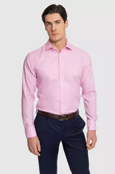 Сорочка приталенная из хлопка KANZLER