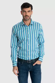 Сорочка приталенная из хлопка KANZLER