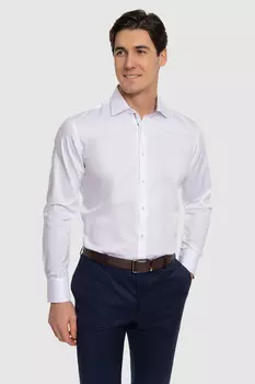 Сорочка приталенная из хлопка KANZLER