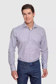 Сорочка приталенная из хлопка KANZLER