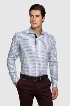 Сорочка приталенная из хлопка KANZLER