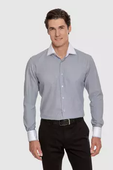 Сорочка приталенная из хлопка KANZLER