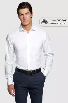 Сорочка приталенная из хлопка KANZLER