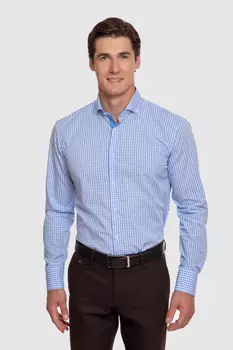 Сорочка приталенная из хлопка KANZLER