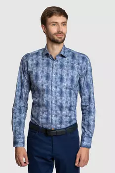 Сорочка приталенная из хлопка KANZLER