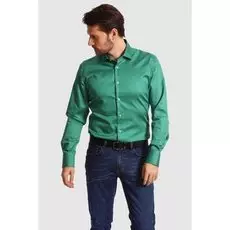 Сорочка приталенная из хлопка KANZLER