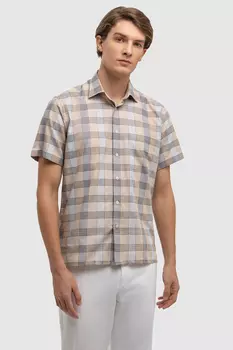 Сорочка с коротким рукавом из австрийской хлопковой ткани Getzner