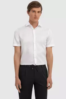 Сорочка с коротким рукавом из хлопка