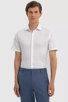 Сорочка с коротким рукавом из хлопка