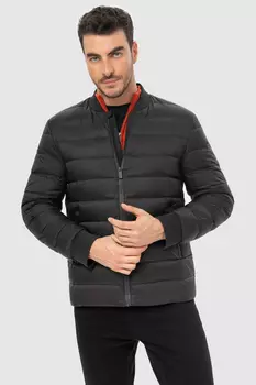 Стеганый бомбер зимний с водоотталкивающей обработкой