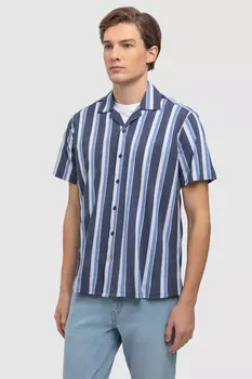 Трикотажная сорочка с коротким рукавом из хлопка