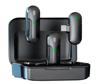 Беспроводной Bluetooth петличный микрофон Mivo MK-621T (Type-C)