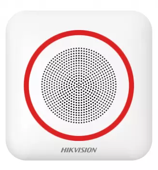 Беспроводной внутренний SIP-оповещатель Hikvision DS-PS1-II-WE/(Red)(RU)