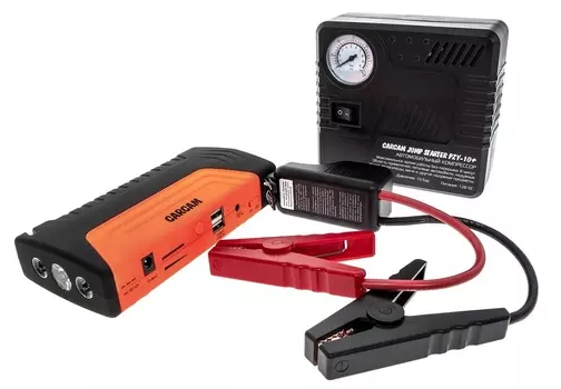 Пуско-зарядное устройство с компрессором CARCAM JUMP STARTER PZY-10+