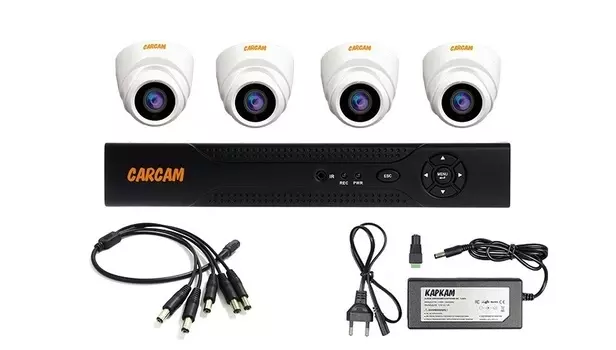 Готовый комплект видеонаблюдения CARCAM KIT 1M-3