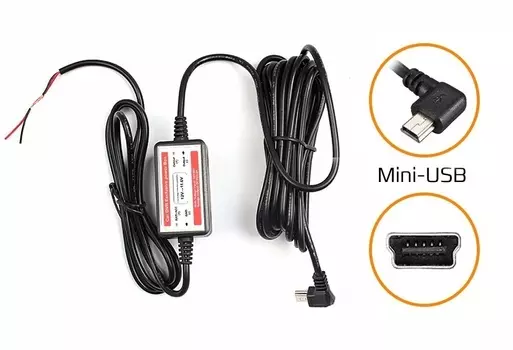 Smart-адаптер питания CARCAM PWR5V Mini-USB L