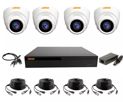 Готовый комплект видеонаблюдения CARCAM VIDEO KIT-4 4 камеры