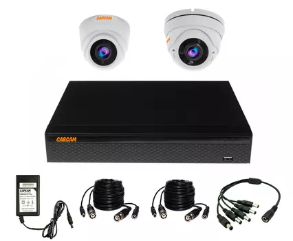 Готовый комплект видеонаблюдения CARCAM VIDEO KIT 5M-10 2 камеры