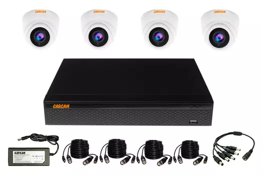 Готовый комплект видеонаблюдения CARCAM VIDEO KIT 5M-4 4 камеры