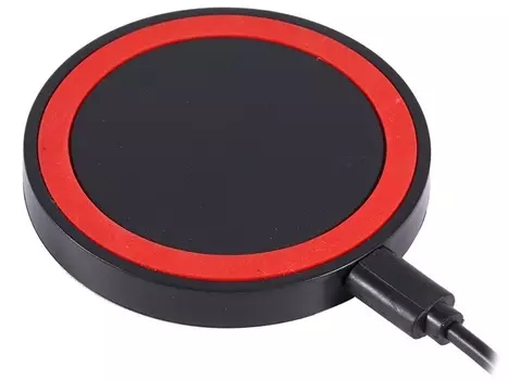 Беспроводное зарядное устройство CARCAM Wireless Charging Pad (red)