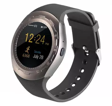 Часы CARCAM SMART WATCH A7 - BLACK, Black silicone