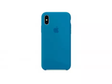 Чехол для iPhone 10/X Silicon Case синий