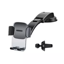 Держатель для телефона Baseus Easy Control Clamp Car Mount Holder Black (SUYK000001)