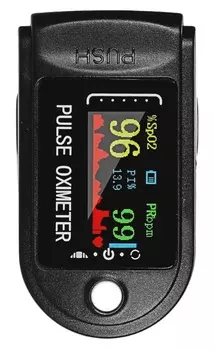 Пульсоксиметр Fingertip Pulse Oximeter Black