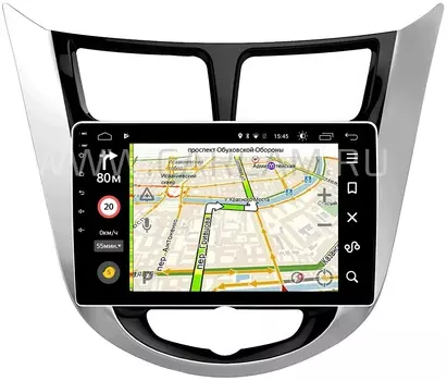 Головное устройство CARCAM AV-9707 for Verna/Accent/Solaris (2011-2012) 9"