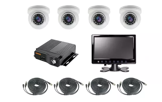 Готовый комплект для аудио и видеофиксации CARCAM AUTO KIT 798A/4 M