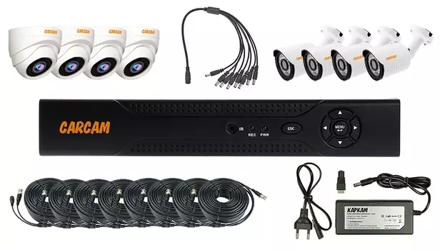Готовый комплект видеонаблюдения CARCAM KIT 1M-7