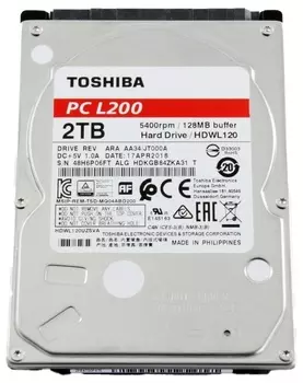 Жесткий диск HDD 2TB 2,5'' SATA