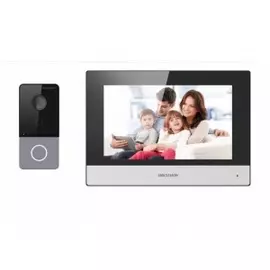 Комплект IP видеодомофона с Wi-Fi HikVision DS-KIS603-P(B)